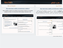 Tablet Screenshot of maroc-realites.com